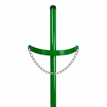 Carrinho para Transporte de Cilindro Grande - 10 m³ - 40 a 60L - Verde